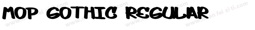 MOP Gothic Regular字体转换